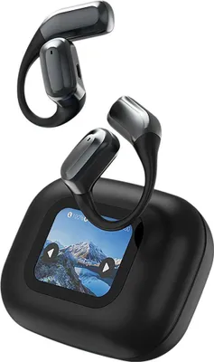 Produktbild von Ohrbügel-KI-Bluetooth-Headset mit intelligenter Echtzeitübersetzung, OWS-Rauschunterdrückung, LED-Farbbildschirm-Touch