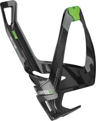 Obrázok produktu pre Elite Cycling Cannibal XCBased Bottle Cage Black/Green Cyklistický držiak na fľašu