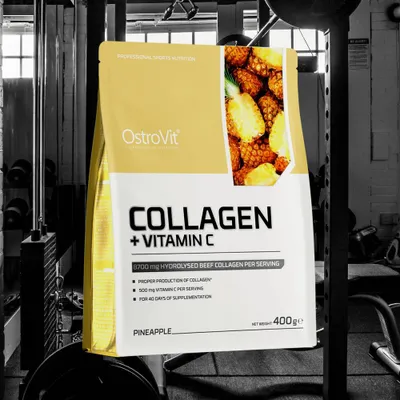 Produktbild von Ostrovit Kolagen + Witamina C (400 g) 5903933902968