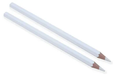 2 Stück Kreidestift für Näharbeiten auswaschbar weiß