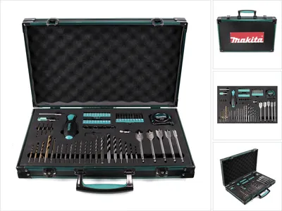 Produktbild von Makita P-90261 Pro XL - Großes 70-teiliges Bit, Bohrer und Zubehör Set