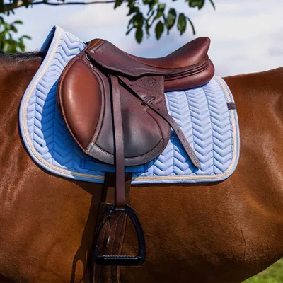 Produktbild von Equithème Schabracke Softypop, Größe:Pony, Farbe:himmelblau