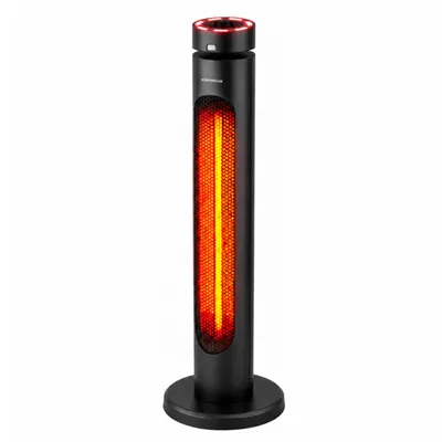 Image de Climative AURA Radiateur infrarouge 2000W, 8 niveaux de puissance, oscillation à 65°, IP45, télécommande, minuterie 8h, chauffage de terrasse