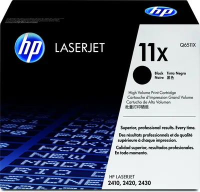Produktbild von HP 11X High Yield Black Original LaserJet Toner Cartridge Tonerkartusche 1 Stück(e) Schwarz