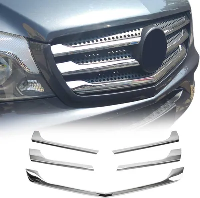 Image de Moulure de Grille de Calandre pour Mercedes Citan 2012-2021 Chromé 5Pcs