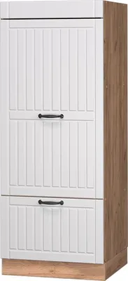 Produktbild von Mikrowellenschrank Vicco Fame-Line Weiß Landhaus 60 cm, Model 56759