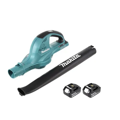 Produktbild von Makita DUB 361 2x 18 V / 36 V Akku Laubbläser Gebläse + 2x Makita BL 1860 6 Ah / 6000 mAh Akku