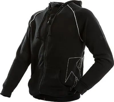 Produktbild von JOB Hoodie-Sweatjacke DACHDECKER Zunft-Emblem schwarz NEU Größe L