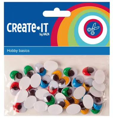 Productafbeelding van Create-It Knutselset Bewegende Ogen 75stuks