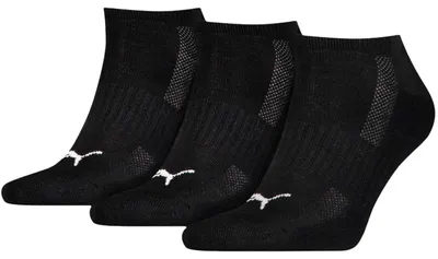 Obrázok produktu pre Puma - Pánske/dámske uni ponožky s polstrovanou členkovou časťou (balenie po 3 páry) PP1108 (34 EU - 38 EU) (čierne)