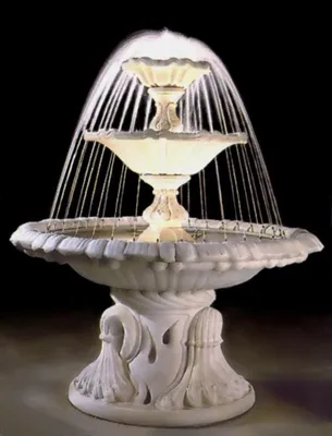Produktbild von Casa Padrino Barock Springbrunnen / Gartenbrunnen Ø 145 x H. 180 cm - Luxus Gartendeko