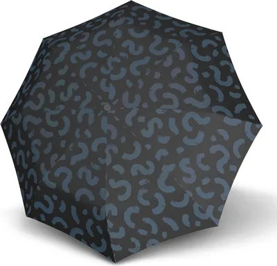 Image de Knirps parapluie de poche parapluie A.200 Medium Duomatic Cone Black noir