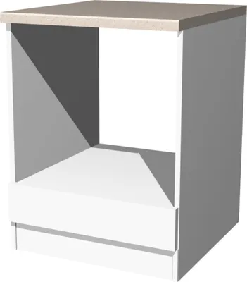 Produktbild von Herdumbauschrank - 60 cm breit - Weiß – Witus