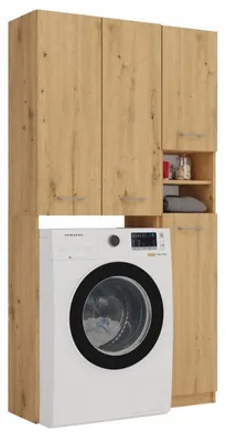 Immagine prodotto di Set di mobili da bagno con mobile per lavatrice