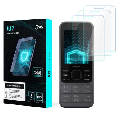 Produktbild von 3mk Display Schutzfolie 1UP für Nokia 6300 4G transparent Gaming (3 Stück)