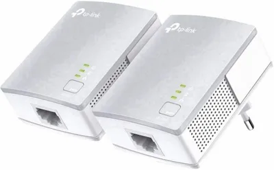 Zdjęcie produktu dla TP-Link PA411KIT, 500 Mbit/s, IEEE 802.3, IEEE 802.3u, Fast Ethernet, 10,100 Mbit/s, OFDM, 128-bit AES
