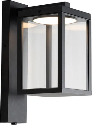 Produktbild von Außenwandlaterne Schwarz inkl  LED und Dämmerungssensor Ferdinand