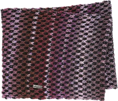Eisglut Mehrfarbiger Damen Loop-Schal Baileyl Loop in schwarz-lila