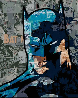 Image de Zuty - Painting by Numbers - BATMAN AND COMICS, 40x50 cm, sans cadre et sans toile