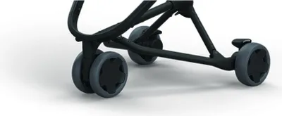Produktbild von Quinny Zubehör, Ersatzteil Räder Set für Quinny Kinderwagen Zapp Xpress, Zapp Flex & Zapp Flex Plus, 3-Rad-Set, graphite grey