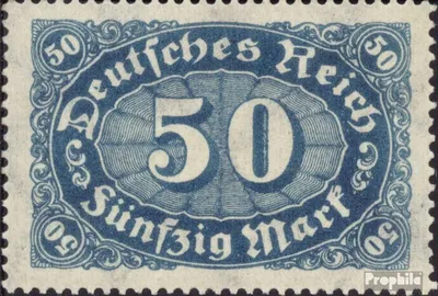 Produktbild von Briefmarken Deutsches Reich 1922 Mi 246b postfrisch Ziffern Ergänzungs-Werte