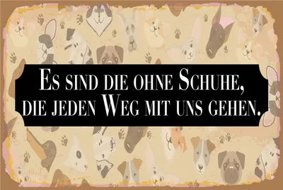 Produktbild von vianmo Holzschild 12x18 cm Es sind die ohne Schuhe
