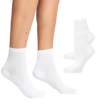 Immagine prodotto di SOLO LE calze da ginnastica 2 paia Calze corte in bambù¹ 2 paia - bianco - taglia 35-38