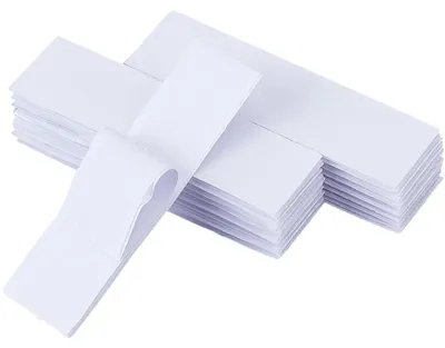 46 Paar 25 mm Klettband weiß selbstklebend wiederverschließbar