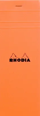 Produktbild von Rhodia Notizblock 74x210 geh kar 80Bl ora