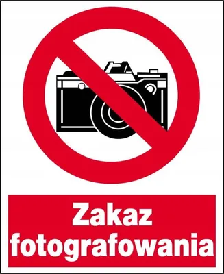 Produktbild von ZZO-11_FOTOGRAPHIEVERBOT-SCHILD Verbot der Fotografie
