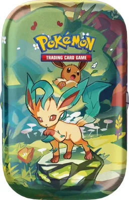 Produktbild von Pokémon Karmesin & Purpur – Prismatische Entwicklungen: Mini-Tin-Box Folipurba (2 Boosterpacks & 1 Münze)