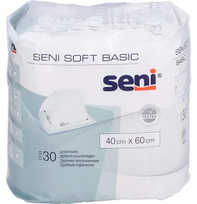 Produktbild von Seni Soft Basic 40x60cm Bettunterlagen, 30 St