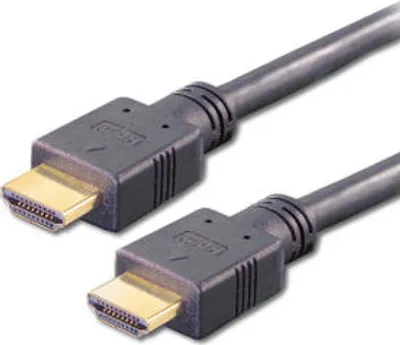 Productafbeelding van E&P HDMI 1/10, 10 meter - HDMI Type A (Standaard) - HDMI Type A (Standaard) - 3D - Zwart