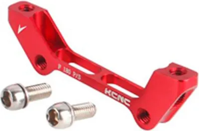Produktbild von Kcnc Is160 Pm180 Apis2 Scheibenbrems-bremssattel-adapter Rot  Rot One Size