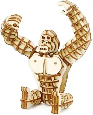 Immagine prodotto di Puzzle 3D in legno Gorilla