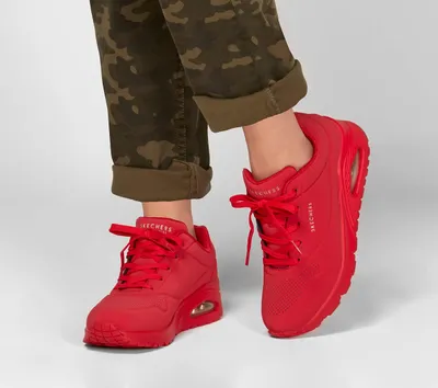 Immagine prodotto di Skechers Uno Stand on Air sneakers colore rosso da donna