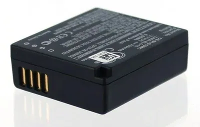 Immagine prodotto di Batteria ricaricabile per Panasonic LUMIX DMC-LX100 agli ioni di litio, 7,4 V, 700 mAh, nera.
