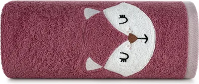 Zdjęcie produktu dla Eurofirany 464739, 50 x 90 cm, Bawełna, Różowy, 1 szt.