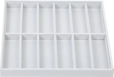 Zdjęcie produktu dla Pudełko na okulary przeciwsłoneczne z 12 przegrodami - organizer na okulary i biżuterię