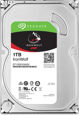 Obrázek produktu pro Seagate IronWolf ST1000VN002, 1 TB, 5900 ot/min, 64 MB, 3.5", Serial ATA III