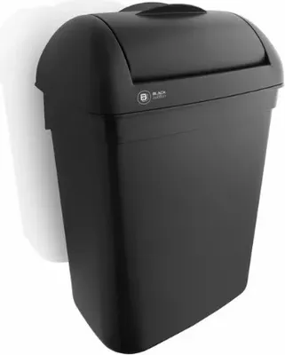 Image de Blacksatino - Poubelle Blacksatino Hygienebox 8L Black 332170 | 1 pièce