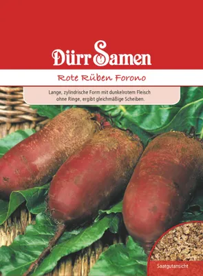 Produktbild von Dürr-Samen - Rote Rüben Forono - Saatgut - 0595