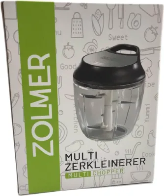 Immagine prodotto di ZOLMER affetta cipolle - Tritatutto manuale con trazione a corda come affettaverdure - Tritatutto multiplo con capacità di 940 ml