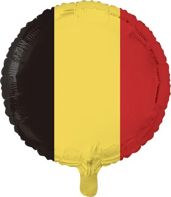 Produktbild von Belgien Flaggen-Motiv Folienballon 46 cm für Feiern und Dekoration