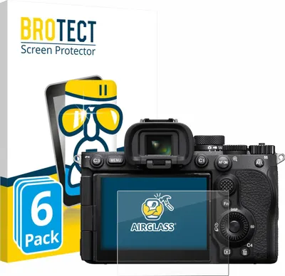 Produktbild von 6x BROTECT Schutzglas für Sony Alpha 7 V (ILCE-7M5) Schutzfolie Panzer Folie Glas Display Schutz klar
