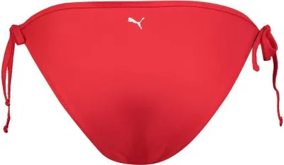 Produktbild von Puma Bikinihose mit seitlicher Schnürung Damen rot Gr S