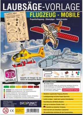 Produktbild von Laubsägevorlage Flugzeug (Mobile)