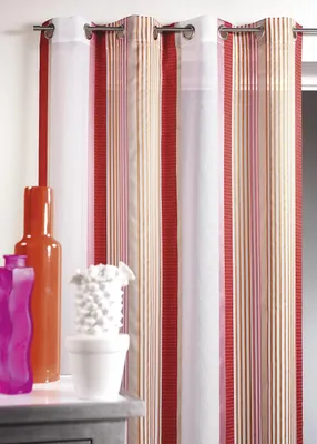 Obrázok produktu pre Záves s jemnými farebnými vertikálnymi pruhmi