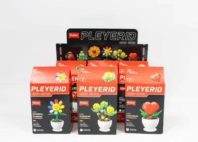 Produktbild von SLUBAN Blöcke Blumen 6 St./Disp G198854 53842