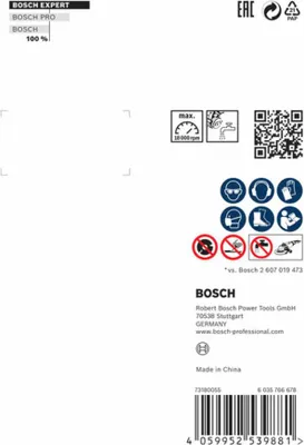 Zdjęcie produktu dla Bosch 2 608 900 653, Tracza do cięcia, Dachówka, Kamień, Diamond, Bosch, Niebieski, Szary, Okrągły